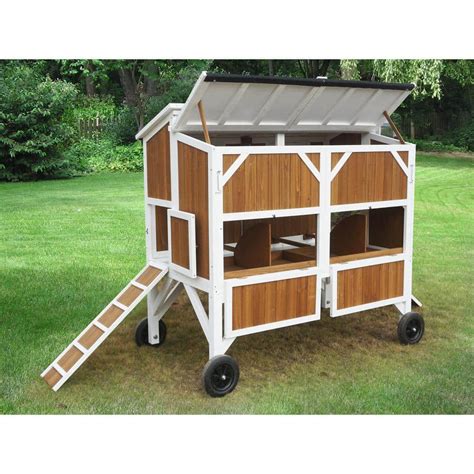The maker of this beautiful coop shares lots of photos of the process so you can get a good idea of how to build your own. . Home depot chicken coop